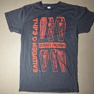 NWT Type O Negative Dead Again Red Coffin Graphic Band T-Shirt Medium